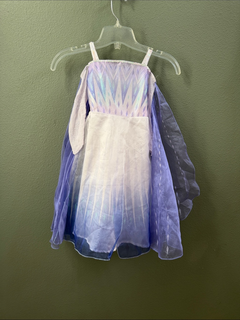 Disney Signature Collection Elsa Frozen 3T Princess Ice Dress Kids Costume Cape
